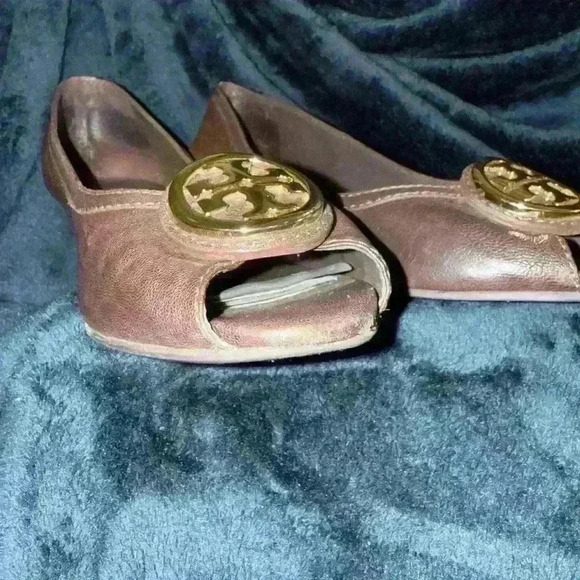 Tory Burch Peep Toe Wedge - Picture 9 of 12